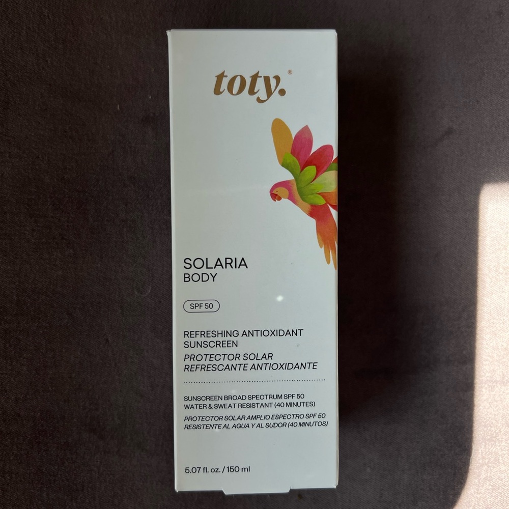 Toty Solaria Body SPF 50 REFRESHING ANTIOXIDANT SUNSCREEN